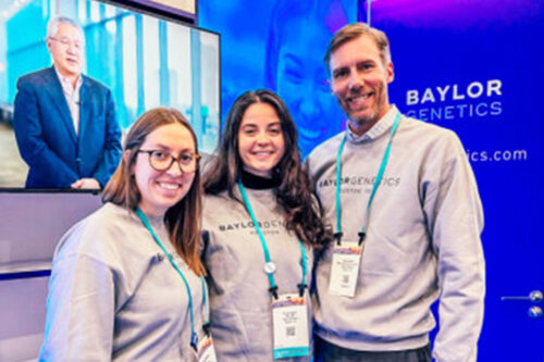 Group of Baylor Genetics staff at a conference